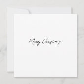 Herr und Frau Santa Faltkarte Karte (Rückseite)