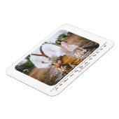 Herr und Frau Save the Date Infinity Calendar Magnet (Linke Seite)