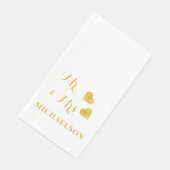 Herr und Frau Serviette (Ecke)