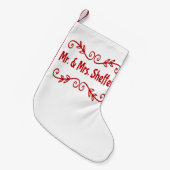 Herr und Frau Sheffey Kleiner Weihnachtsstrumpf (Vorderansicht (hängend))