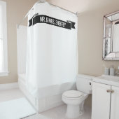 Herr und Frau Sheffey zum Schwarzen Band 9602 Duschvorhang (Beispiel)