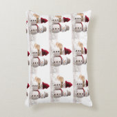 **HERR UND FRAU SNOWMAN COUPLE" CHRISTMAS DEKOKISSEN (Vorderseite(Vertikal))