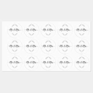 Herr und Frau Stickers Etiketten