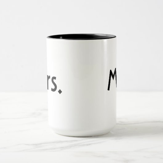 Herr und Frau Tassen-Set - Tasse (Zentrum)