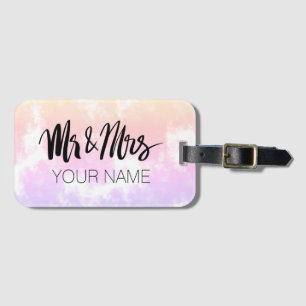 Herr und Frau Typografy Gepäckanhänger für frische