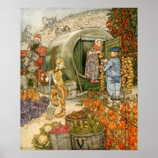 Herr und Frau Vinegar auf der Zuhause Poster