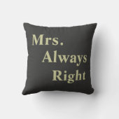Herr und Frau Wedding Couple Pillows Kissen (Rückseite)