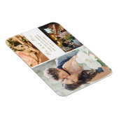 Herr und Frau Wedding danken Ihnen für Foto Collag Magnet (Rechte Seite)