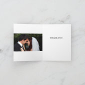 Herr und Frau Wedding Dankeschön Karte (Innenseite)