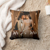 Herr und Frau Wedding Foto Keepake Kissen (Decke)