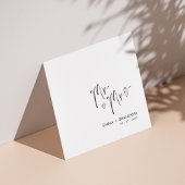 Herr und Frau Wedding Napkins handschriftlich, ele Serviette