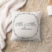 Herr und Frau Wedding Pillow Kissen (Decke)
