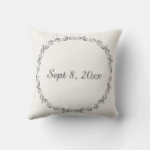 Herr und Frau Wedding Pillow Kissen (Rückseite)