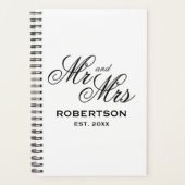 Herr und Frau Wendelheiratsplaner für Ehepaare Planer (Vorderseite)
