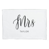 Herr und Frau Wifey und Hubby Couple Pillowcases Kissenbezug (Vorderseite-Links)