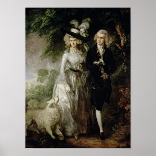 Herr und Frau William Hallett, c.1785 Poster