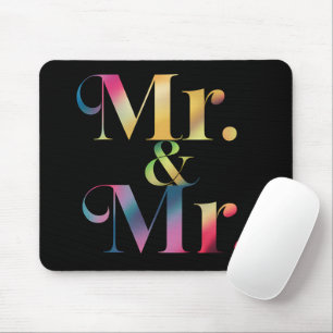 Herr und Herr Gay Junggesellenabschied Schwule Ehe Mousepad