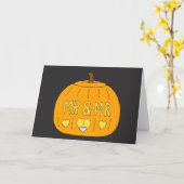 Herr und Herr Halloween Pumpkin Karte (Gelbe Blume)