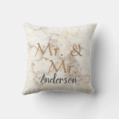 Herr und Herr homosexuelle Hochzeit des Kissen (Rückseite)