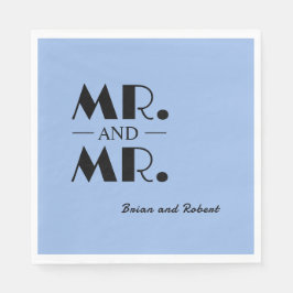 Herr und Herr LBGTQ Paper Napkin Serviette