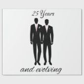 Herr und Herr Packpapier weiß und schwarz (Flach)