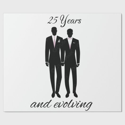 Herr und Herr Packpapier weiß und schwarz (Flach)