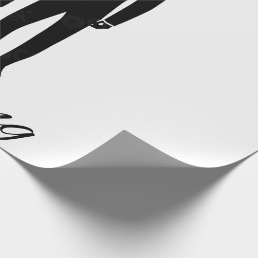 Herr und Herr Packpapier weiß und schwarz (Ecke)