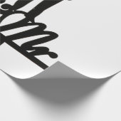 Herr und Herr Packpapier weiß und schwarz (Ecke)