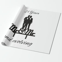 Herr und Herr Packpapier weiß und schwarz