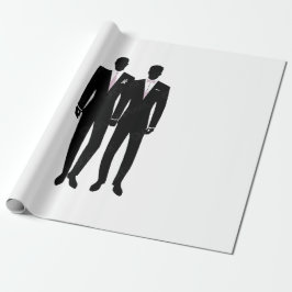 Herr und Herr Packpapier weiß und schwarz