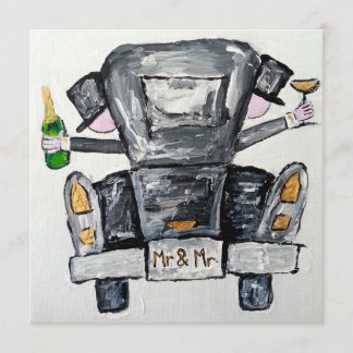 Herr und Herr wedding invitation Einladung