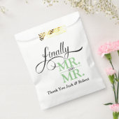 Herr und Herr Wedding Reception Paper Plate Geschenktütchen (Versiegelt)