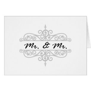 HERR-UND HOCHZEITS-KARTE HERR-GAY KUNDENGERECHT