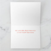 HERR und MRS. BEAR Big Birthday Card Karte (Innenseite)