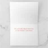 HERR und MRS. BEAR Big Christmas Card Karte (Innenseite)