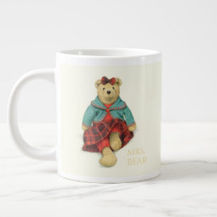 HERR und MRS. BEAR Big White Tasse