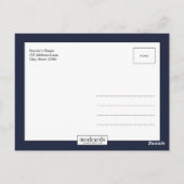 HERR UND MRS. Vielen Dank, Postkarte (Rückseite)