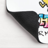 Herr Unfug | Benehmen Sie sich Mousepad (Ecke)