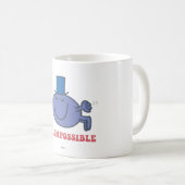 Herr Unmöglich im Flug Kaffeetasse (VorderseiteRechts)