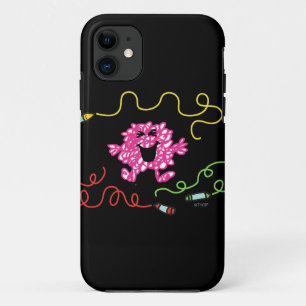 Herr Unordentlich spielt mit Buntstiften iPhone 11 Hülle