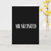 Herr Vaccected Karte (Gelbe Blume)