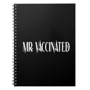 Herr Vaccected Notizblock