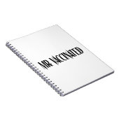 Herr Vaccected Notizblock (Rechte Seite)