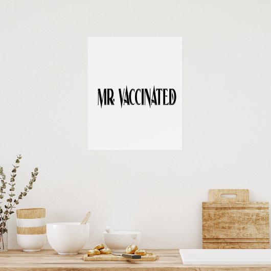 Herr Vaccected Poster (Küche)