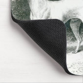Herr Vero Shaw Terrier White English Mousepad (Ecke)