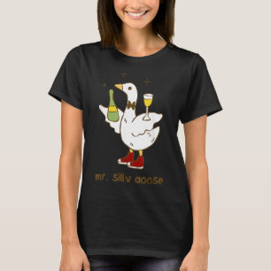 Herr verrückte Gans Hochzeit Junggesellenabschied T-Shirt