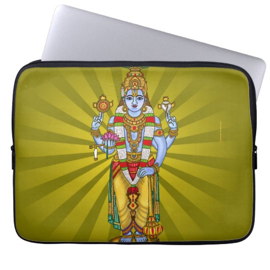 Herr Vishnu Laptopschutzhülle (Vorderseite)