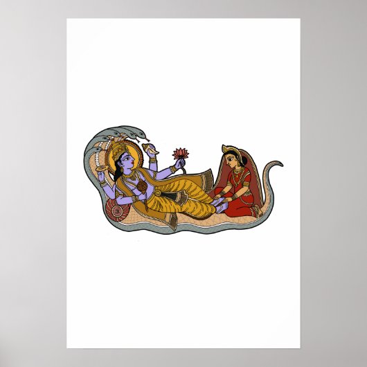 Herr Vishnu  Poster (Vorne)