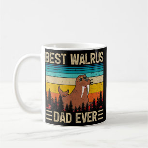 Herr Walross Vintage Lustig Bester Walross-Vater A Kaffeetasse