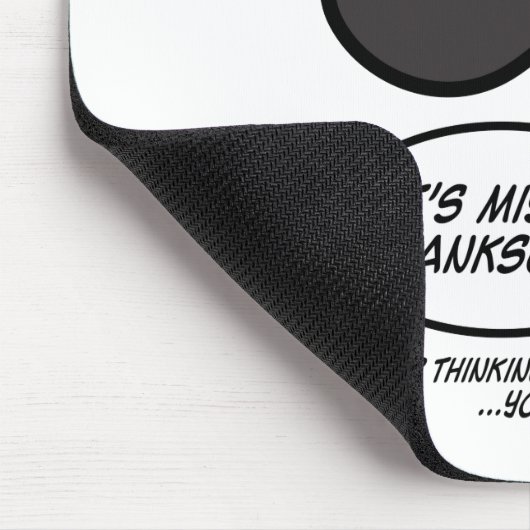 Herr Wanksock Mouse Pad. Mousepad (Ecke)